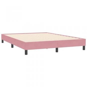 VidaXL Box Rosa 140x210 – Cama de Primavera sem Colchão