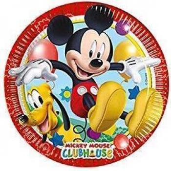 Plateau Cartonné Mickey 22 cm