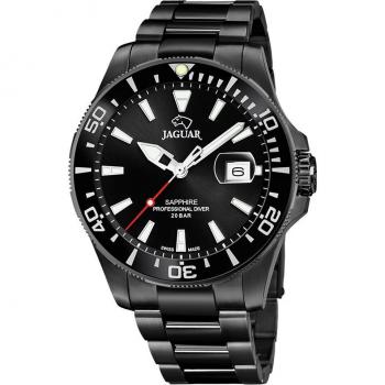 Jaguar Classic J989/1 Black Steel Analog