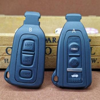 Carcasa de control remoto Prox de 3 botones para Lexus LS430 2002-2006 con hoja sin cortar