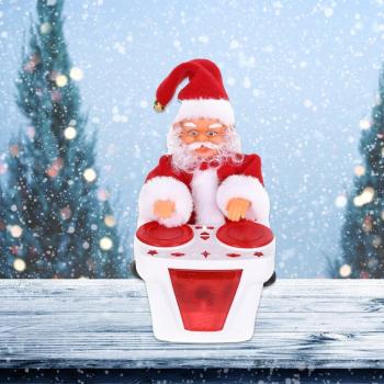 Singing Santa Plush Toy for Kids