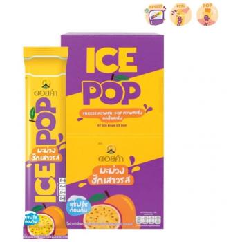 Ice Pop Doi Kham 85g, 6 unidades – Mango-Maracuyá en sobres