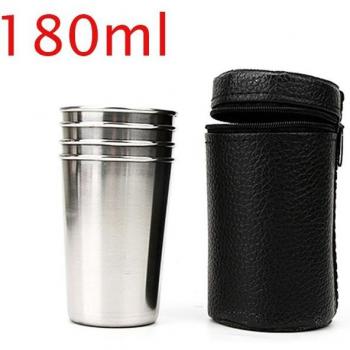 Mug empilable en acier pour aventuriers