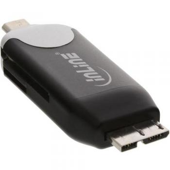 Lector de Tarjetas InLine 66779B Micro-USB