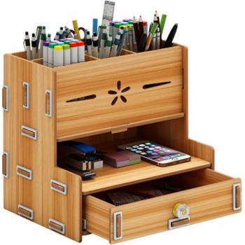 LHB99 : boîte à livres, organisateur de bureau en bois