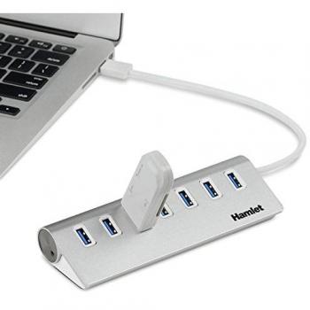 Hamlet Hub 7 Porte Usb 3.0 Metallo