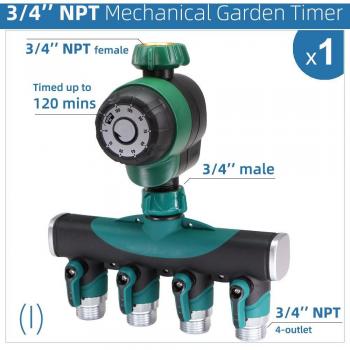 AquaGuard 120‑Min Garden Watering System