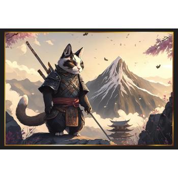 Legpuzzel Samurai Kat voor volwassenen en kinderen (1000 stukjes)