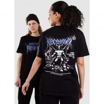 Zwarte T‑shirt ‘Any Means Necessary, Nothing You Can Do’