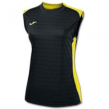 Joma Damen Langarmtrikot O, 900246.109, Negro (Amarillo), 2XS