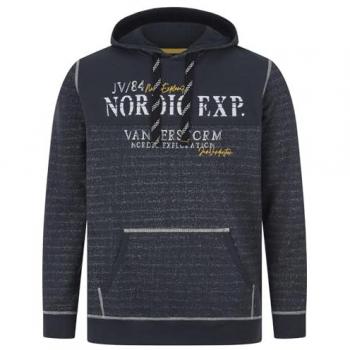 Jan Vanderstorm Kapuzensweatshirt BJOMOLF mit Kängurutasche
