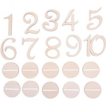 Wooden Table Number Holders for Events