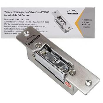 Serratura Elettrica da Infilare SilverCloud YS800, Fail Secure No, Acciaio Inossidabile, Taglia Unica