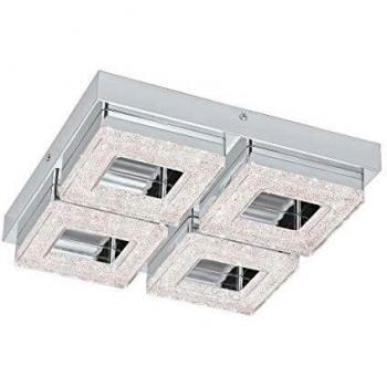 Eckige Schlafzimmerlampe Fradelo – Warmweiß LEDs