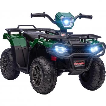 HOMCOM 12V Kids ATV with Music and LED Lights