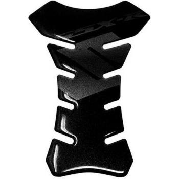 Protection Polyuréthane 3D GSX‑R Noir – 19 × 13 cm, résine UV