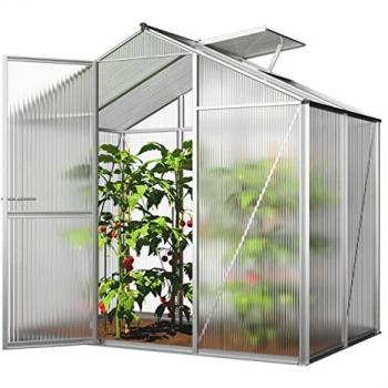 GFP Gewächshaus ECO-Star 2, 8 mm Polycarbonatplatten witterungsbeständig