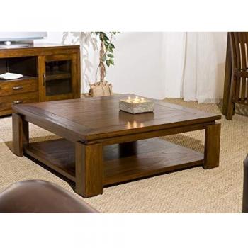 Table basse MACABANE EDEN en bois Mindi