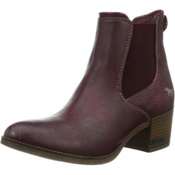 Stivaletti Donna Mustang, Rosso (55 Bordeaux), 41 EU