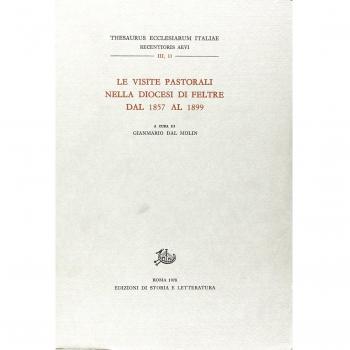 Le visite pastorali nella diocesi di Feltre dal 1857 al 1899