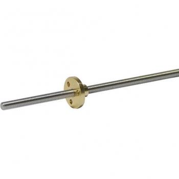 Tornillo trapezoidal T4 4mm acero inoxidable 304 longitud 100mm 150mm tuerca