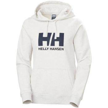 Helly Hansen Logo Hoodie Mujer XL (Blanco/azul oscuro)