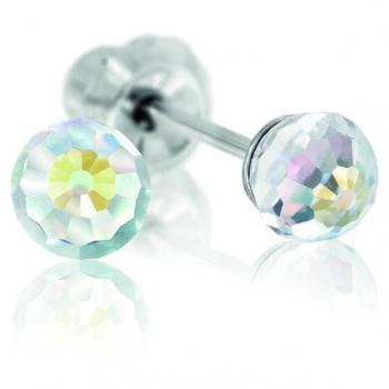 Pendientes Fantasía Inverness de 4 mm en Acero Inoxidable 930C
