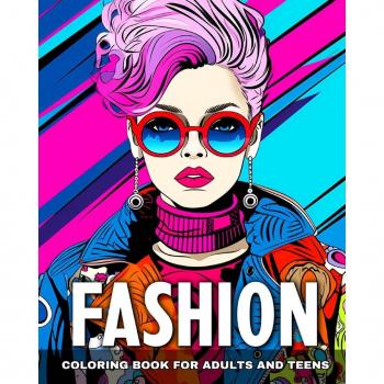 Fashion Coloring Book for Adults and Teens