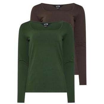 Tall Long Sleeve Pack for Women in Brown