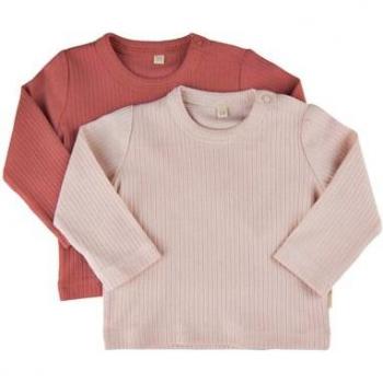 Minymo Doppelpack Langarmshirts Canyon Rose
