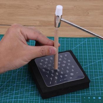 Plastic Letter & Number Stamper for Leather