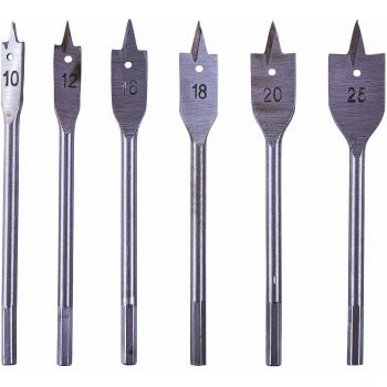 Amtech F1400 Heavy-Duty 6-Piece Flat Wood Hole Saw Set