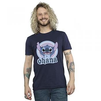 Ohana Lilo & Stitch Cirkel T-Shirt voor Vrouwelijk Herenspecifiek – Licentie