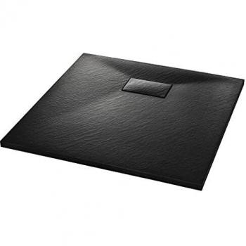 Shower Base Tray SMC Black 31.5x31.5