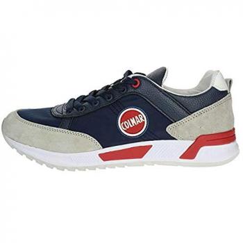 Colmar Travis Originali 002 Blu Navy Tessuto Suede Mesh Scarpe Eleganti