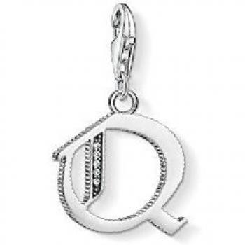 Colgante de Plata Letra Q con Circonitas de Thomas Sabo