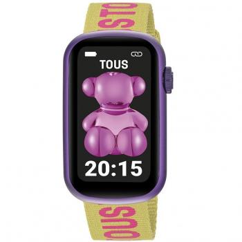 Smartwatch de mujer Tous T-Band con correa de nylon y silicona fucsia