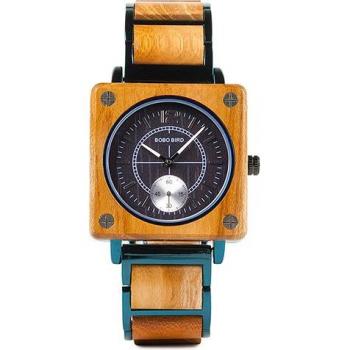 BOBO BIRD Reloj de lujo para hombre en madera, modelo L-R14