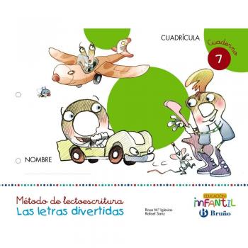 Las letras divertidas Cuadrícula Cuaderno 7.