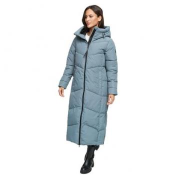 Firella Warm Dames Mantel – Capuchon, Tweeweg Grits