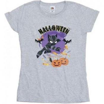 T-shirt femme Black Panther Halloween en coton