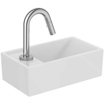 Ideal Standard HWB-Paket Eurovit+ mit Idealstream, Ablage links, Weiß und Chrom