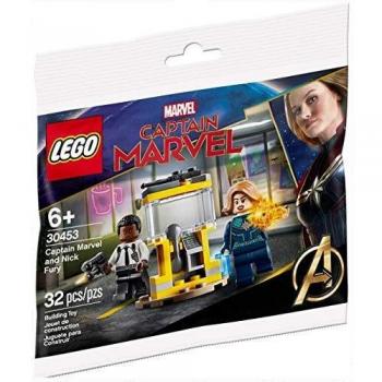 LEGO 30453 Super Heroes: Capitan Marvel, Nick Fury (Set in Plastica)