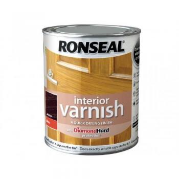 Ronseal Interior Varnish Quick Dry Gloss Walnut 250ml