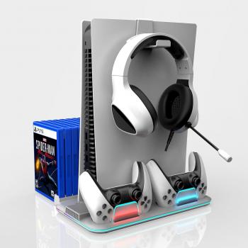 Accessoire de refroidissement et charge PS5 Slim