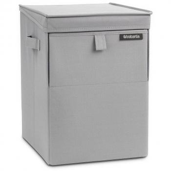 Brabantia 35‑Liter Stackable Grey Laundry Box