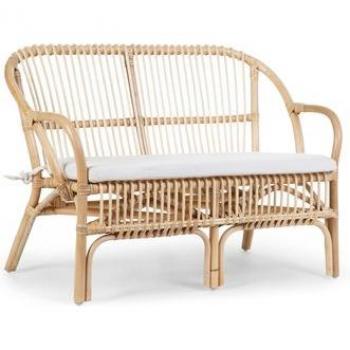 Childhome Rotan Kinderbank Montana met Kussen Naturel