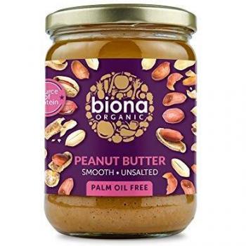 Biona Organic Smooth Peanut Butter 500g