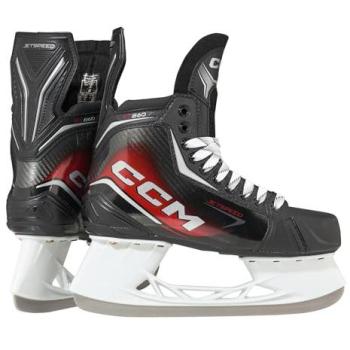 CCM Jetspeed FT860 Ice Hockey Skates Black Red Size 8 EU (EU 42)