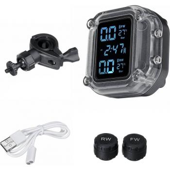 Magnetic Attracting TPMS Duo for Cars and Motorcycles – External/Internal
